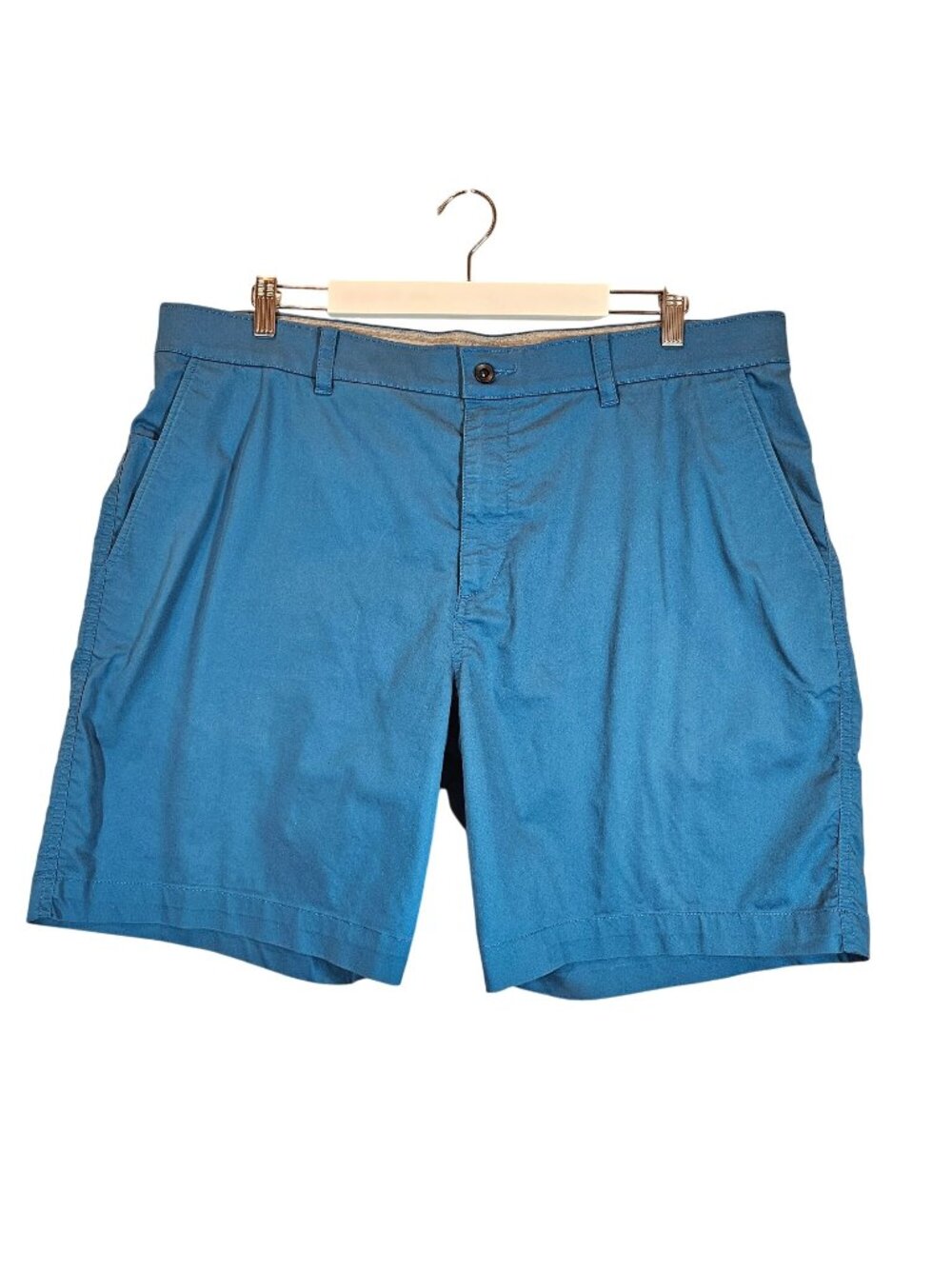 Nike Dri-Fit Blue Pleated dress Shorts Mens 40 breathable casual vacation